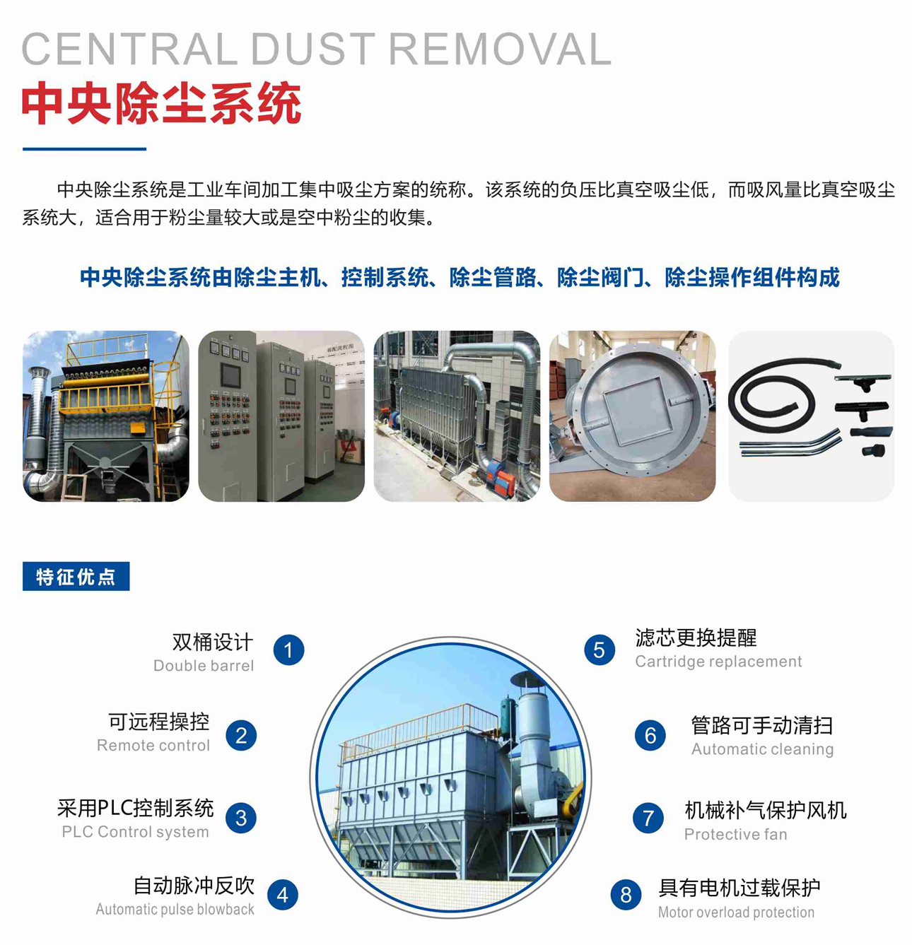 QY-Z工业中央除尘系统除尘设备